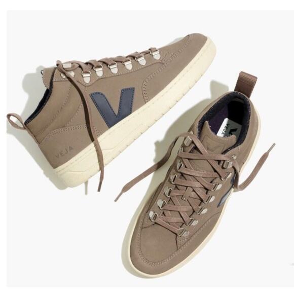 Veja Shoes - Veja Roraima High Top Suede Sneakers